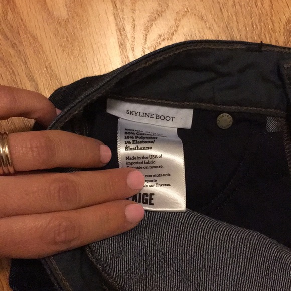 Paige Denim size28 Skyline Boot dark jeans - Picture 6 of 6